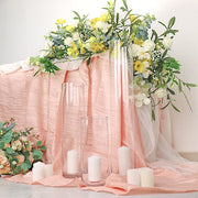 6 pcs 14" tall Cylinder Glass Wedding Centerpieces Vases - Clear VASE_A3_14