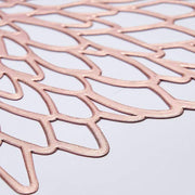 6 pcs 15" wide Dahlia Flower Round Vinyl Placemats