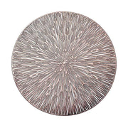 6 pcs 15" wide Spike Round Vinyl Placemats PLMAT_VIN18_054