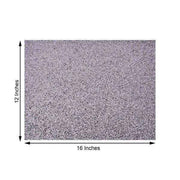 6 pcs 16" Rectangle Glittered Faux Leather Placemats