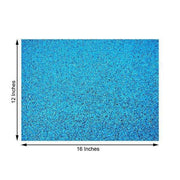 6 pcs 16" Rectangle Glittered Faux Leather Placemats