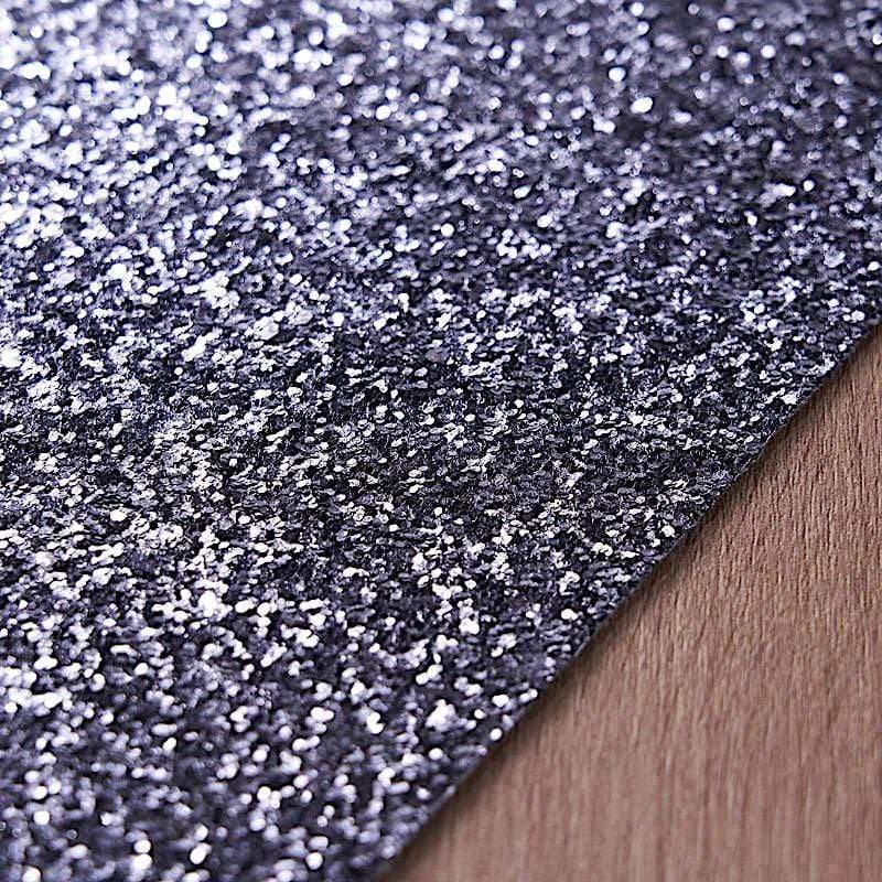 6 pcs 16" Rectangle Glittered Faux Leather Placemats