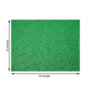 6 pcs 16" Rectangle Glittered Faux Leather Placemats