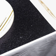 6 pcs 16" Rectangle Glittered Faux Leather Placemats