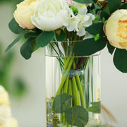6 pcs 16" tall Cylinder Glass Wedding Centerpieces Vases - Clear VASE_A3_16