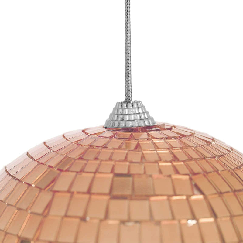 6 pcs 2" wide Glass Mirror Disco Balls Ornaments