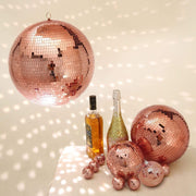 6 pcs 2" wide Glass Mirror Disco Balls Ornaments
