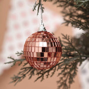 6 pcs 2" wide Glass Mirror Disco Balls Ornaments