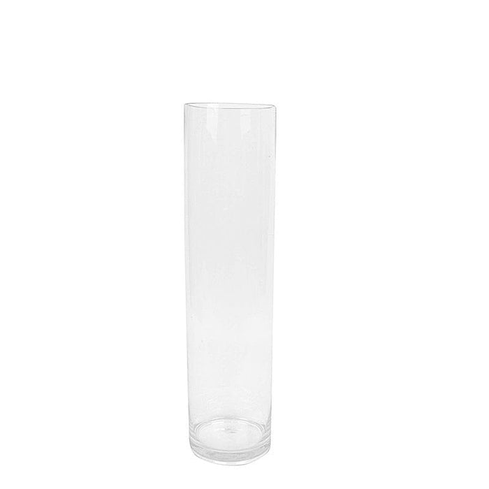 6 pcs 20" tall Cylinder Glass Wedding Centerpieces Vases - Clear VASE_A3_20