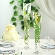 6 pcs 24" tall Trumpet Glass Wedding Vases - Clear VASE_A8_24