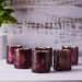 6 pcs 3" Mercury Glass Votive Candle Holders with Leaves Design