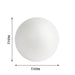 6 pcs 6" Foam Balls Crafts DIY Arts Wholesale Supplies - White FOAM_BALL_06