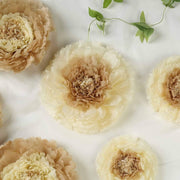 6 pcs 7" 9" 11" wide Large Carnations Tissue Paper Flowers