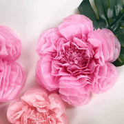 6 pcs 7" 9" 11" wide Peonies Tissue Paper Flowers