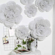 6 pcs 7" 9" 11" wide Peonies Tissue Paper Flowers