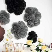 6 pcs 7" 9" 11" wide Peonies Tissue Paper Flowers