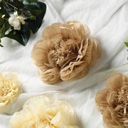 6 pcs 7" 9" 11" wide Peonies Tissue Paper Flowers