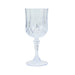 6 pcs 8 oz Crystal Cut Plastic Wine Glasses - Disposable Tableware DSP_CUWN006_8_CLR