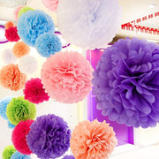 6 pcs 8" Paper Pom Poms Balls Party Decorations
