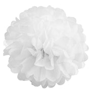 6 pcs 8" Paper Pom Poms Balls Party Decorations POM_001_WHT_08