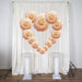 6 pcs 8" wide Artificial Large Roses Flowers for Wall Backdrop