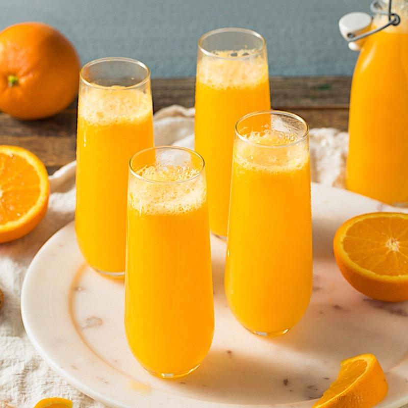 6 pcs 9 oz Stemless Plastic Champagne Flutes - Disposable Glasses