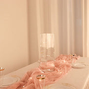 6 pcs Glass Square Vases Wedding Centerpieces - Clear