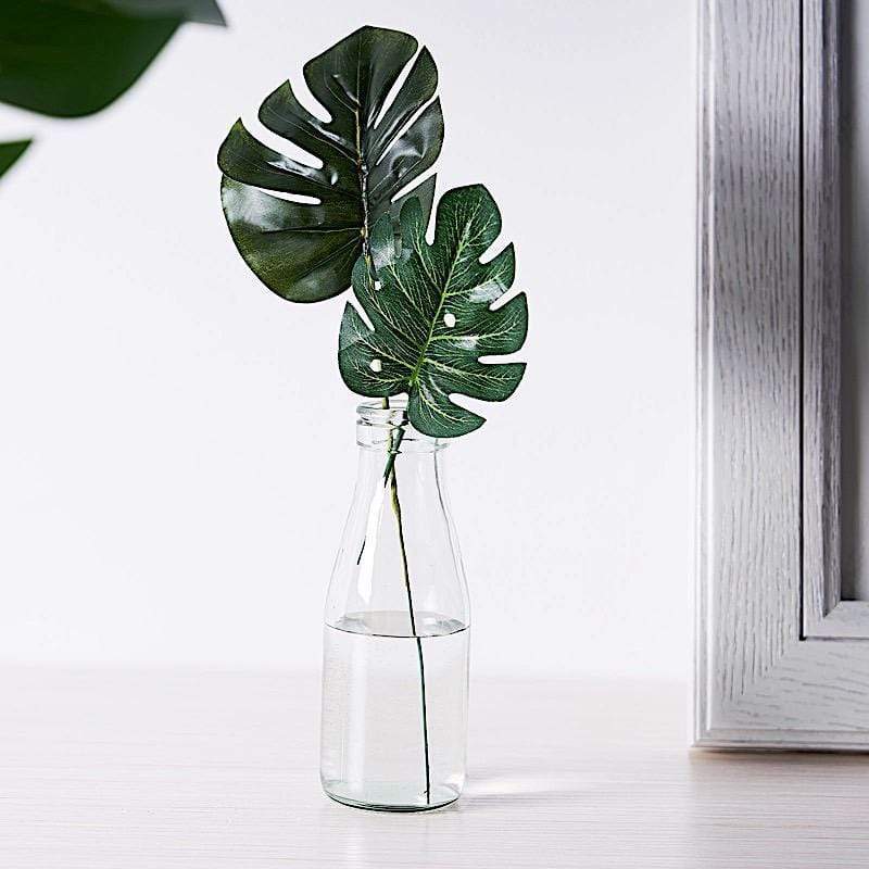 6 pcs Monstera Leaves Artificial Tropical Greenery Stems - Green ARTI_TROP_002_SET1_GRN