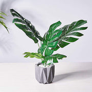 6 pcs Monstera Leaves Artificial Tropical Greenery Stems - Green ARTI_TROP_002_SET1_GRN