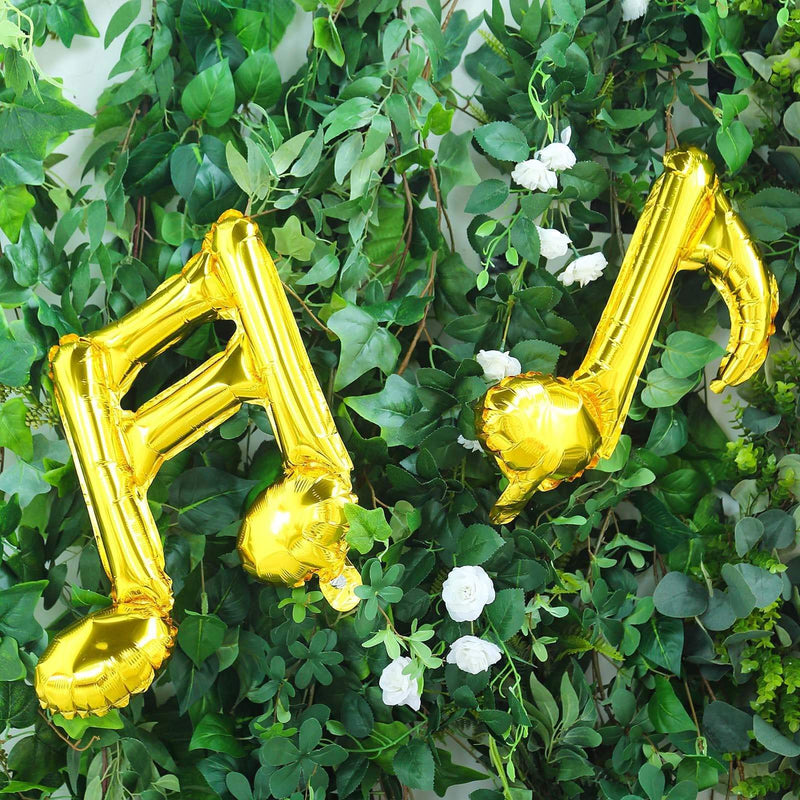 6 pcs Music Notes Mylar Foil Balloons