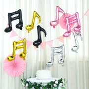 6 pcs Music Notes Mylar Foil Balloons
