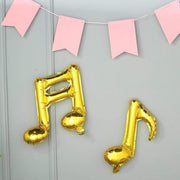 6 pcs Music Notes Mylar Foil Balloons