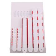 6 pcs Paper Fans Wall Backdrop Decorations - Red PAP_FAN_001_RED