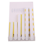 6 pcs Paper Fans Wall Backdrop Decorations - Yellow PAP_FAN_001_YEL