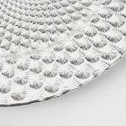 6 Round 13" Peacock Pattern Plastic Charger Plates Serving Trays