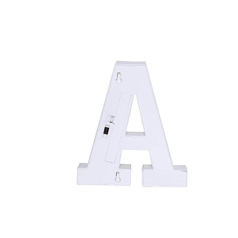 6" tall LED Lighted Gold Marquee Letters