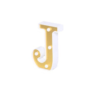 6" tall LED Lighted Gold Marquee Letters
