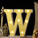 6" tall LED Lighted Gold Marquee Letters