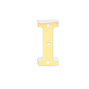 6" tall LED Lighted Gold Marquee Letters WOD_METLTR03_6_I