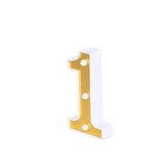 6" tall LED Lighted Gold Marquee Numbers