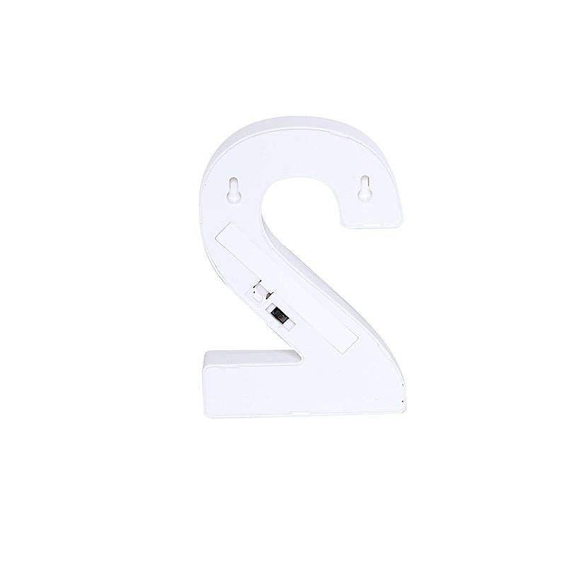 6" tall LED Lighted Gold Marquee Numbers