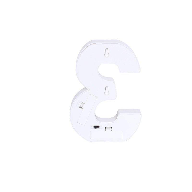 6" tall LED Lighted Gold Marquee Numbers