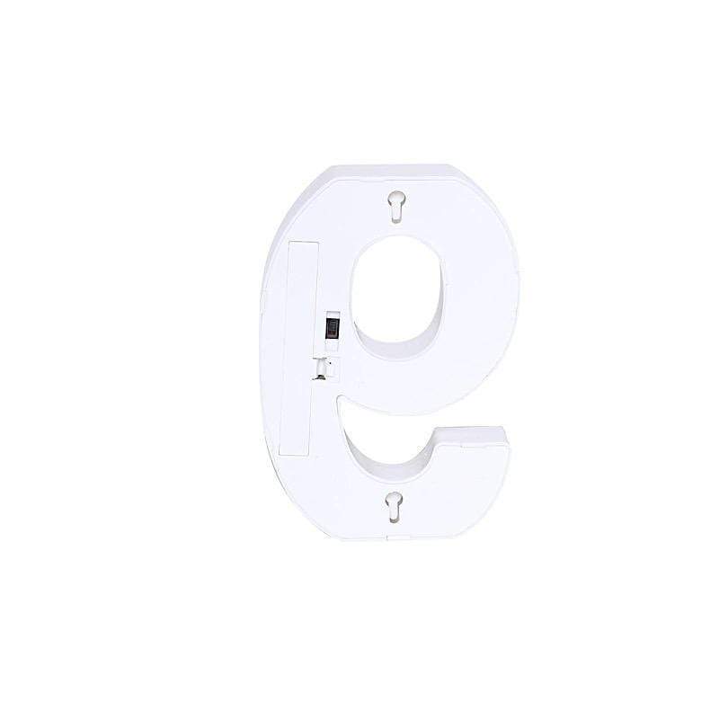 6" tall LED Lighted Gold Marquee Numbers