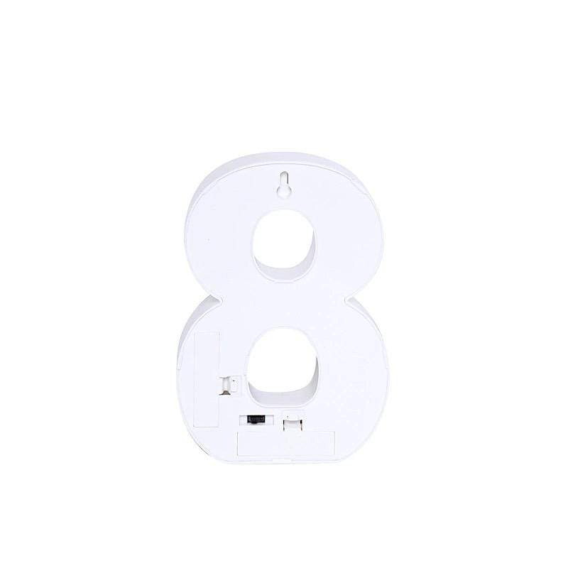 6" tall LED Lighted Gold Marquee Numbers