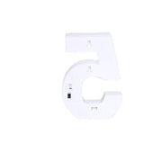 6" tall LED Lighted Gold Marquee Numbers