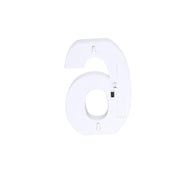 6" tall LED Lighted Gold Marquee Numbers