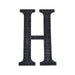 6" tall Letter Self-Adhesive Rhinestones Gem Sticker - Black DIA_NUM_GLIT6_BLK_H