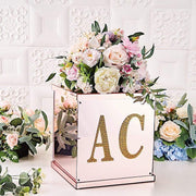 6" tall Letter Self-Adhesive Rhinestones Gem Sticker - Gold