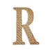 6" tall Letter Self-Adhesive Rhinestones Gem Sticker - Gold DIA_NUM_GLIT6_GOLD_R