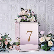 6" tall Number Self-Adhesive Rhinestones Gem Stickers - Gold